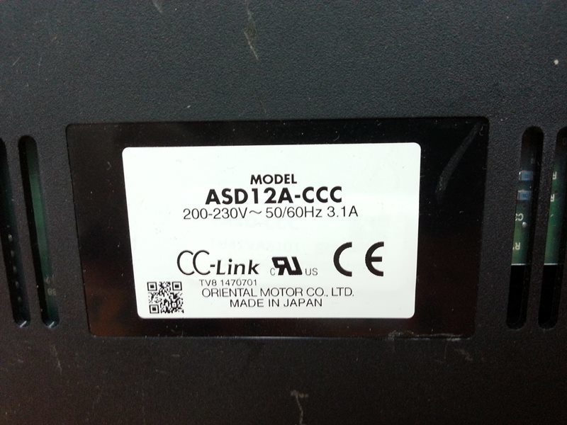 ORIENTAL ASD12ACCC MOTOR DRIVER PLC DCS SERVO Control MOTOR POWER